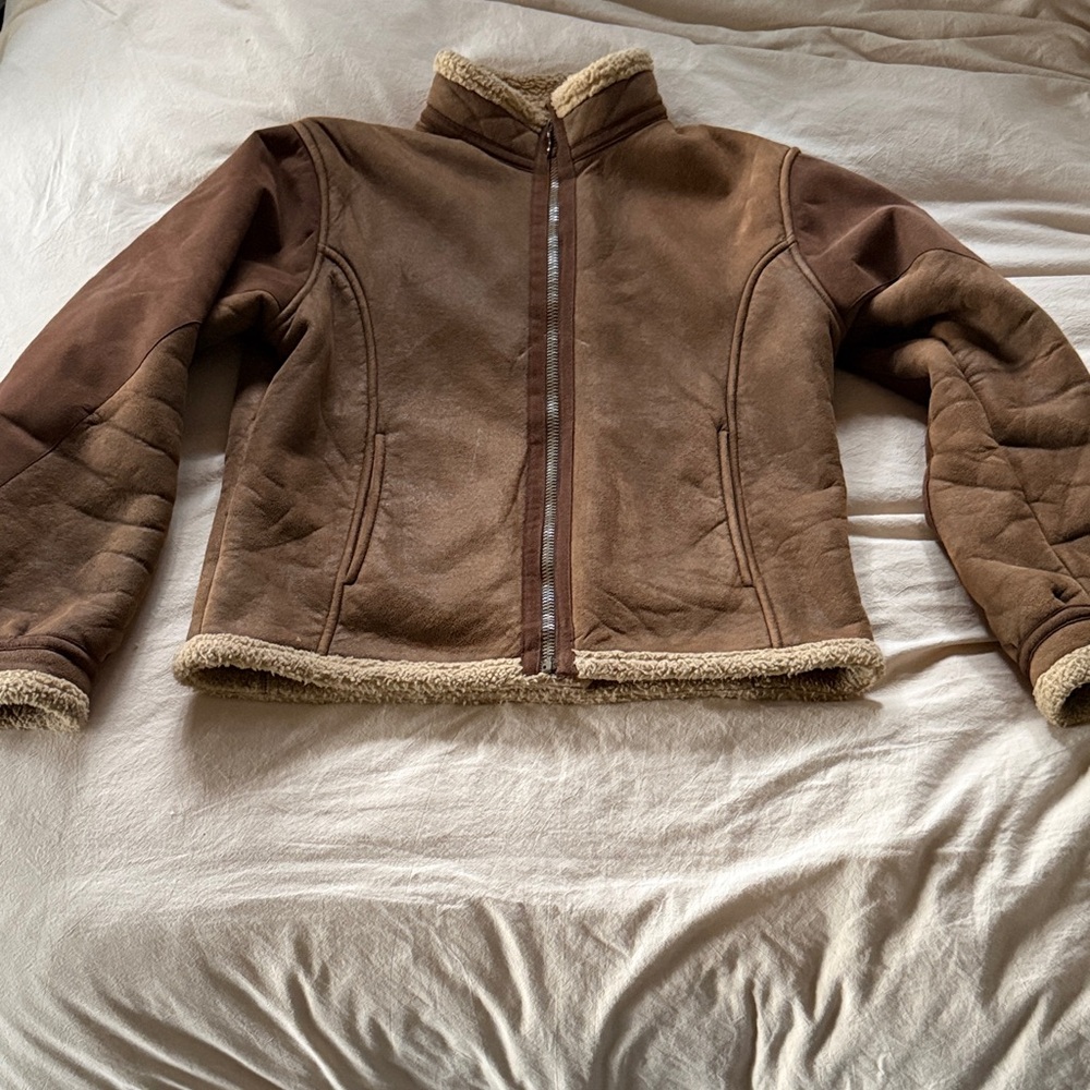 Kuhl Brown Sherpa-Lined Jacket